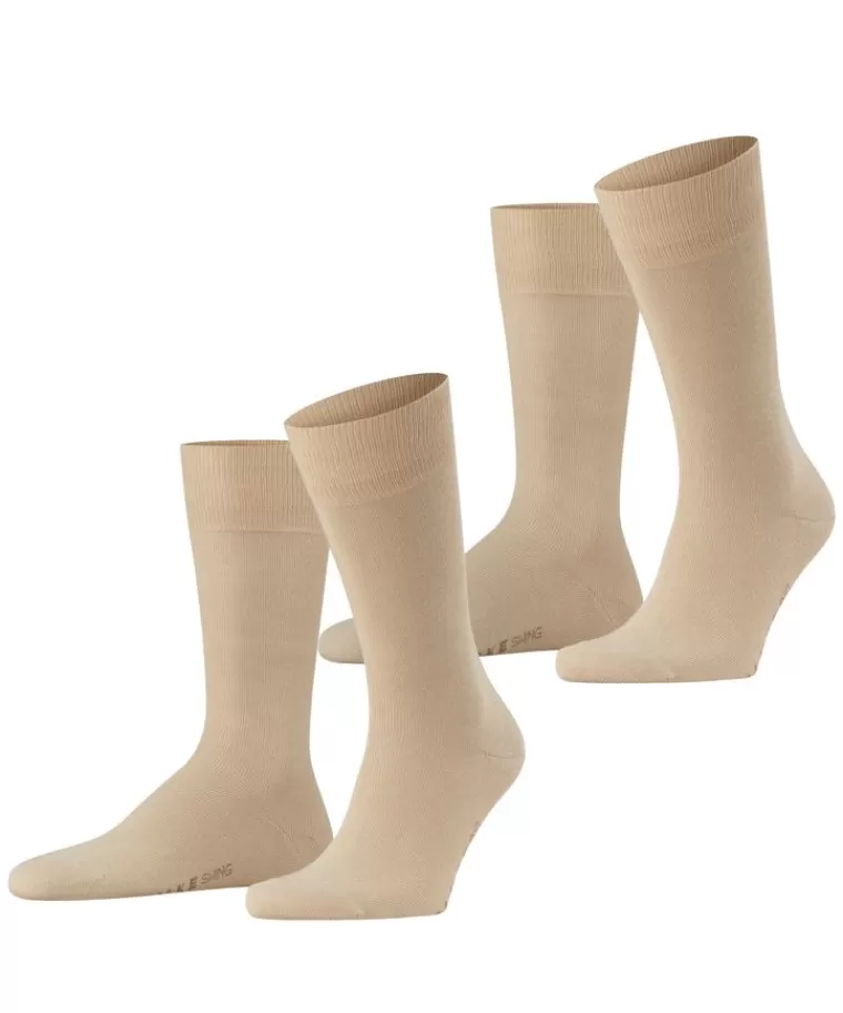 Profuomo 2-Pack Falke swing sokken Beige Cheap