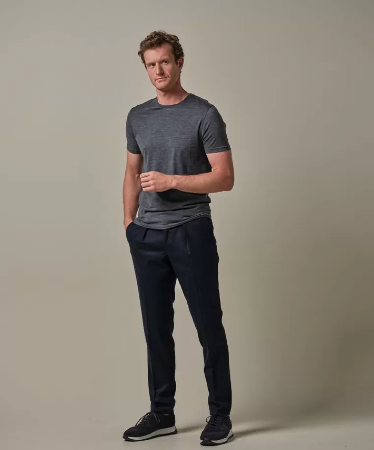 Profuomo Anthra merino t-shirt Antraciet Shop