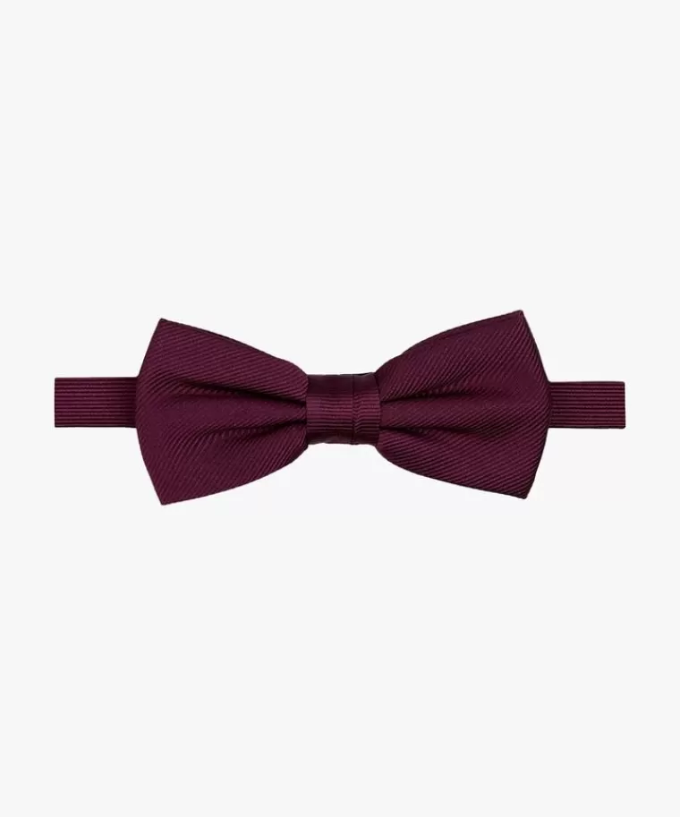 Profuomo zijden strik Aubergine Cheap