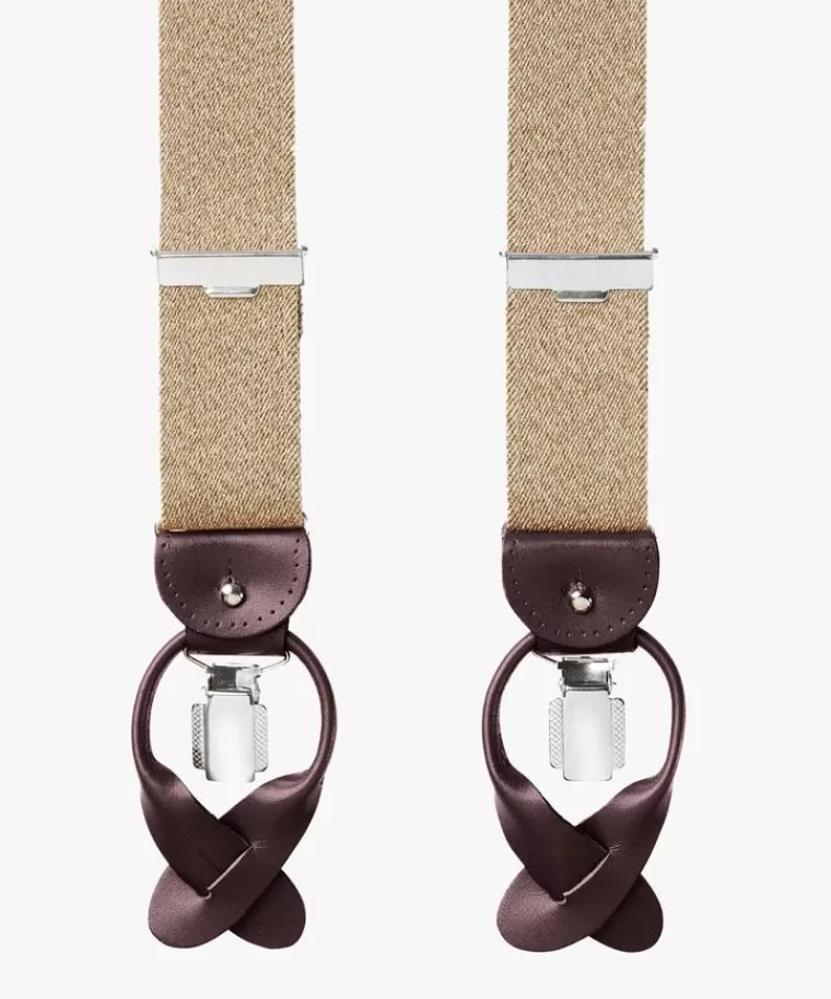 Profuomo bretels Beige Discount