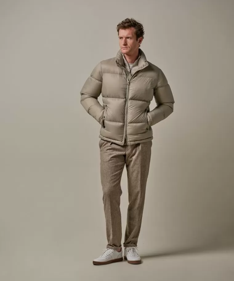 Profuomo duck down bomber Beige Cheap