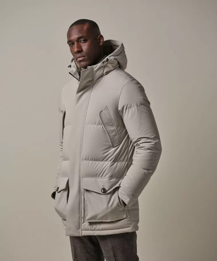 Profuomo duck down parka Beige Cheap