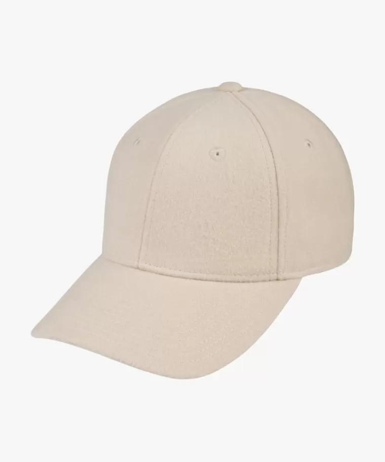 Profuomo flannel baseball cap Beige Store