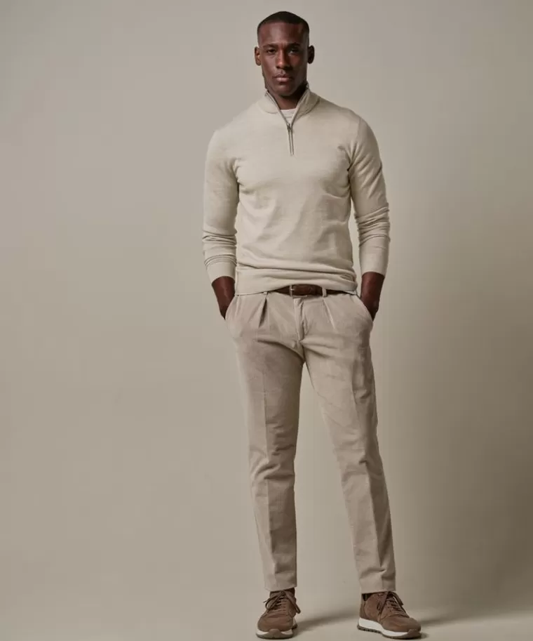 Profuomo merino half zip Beige Store