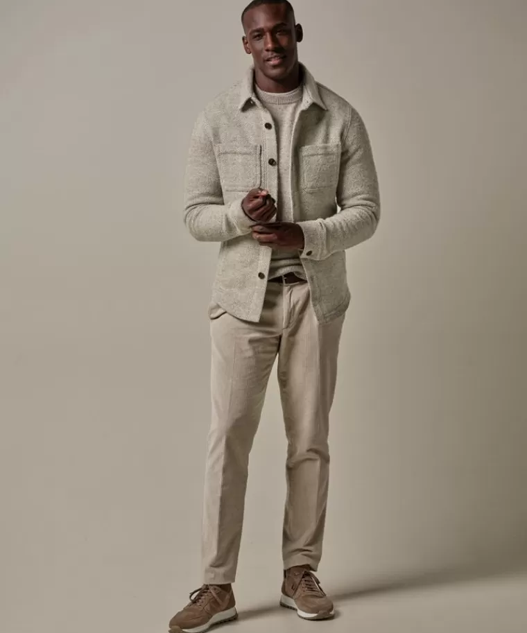 Profuomo visgraat overshirt Beige Best Sale