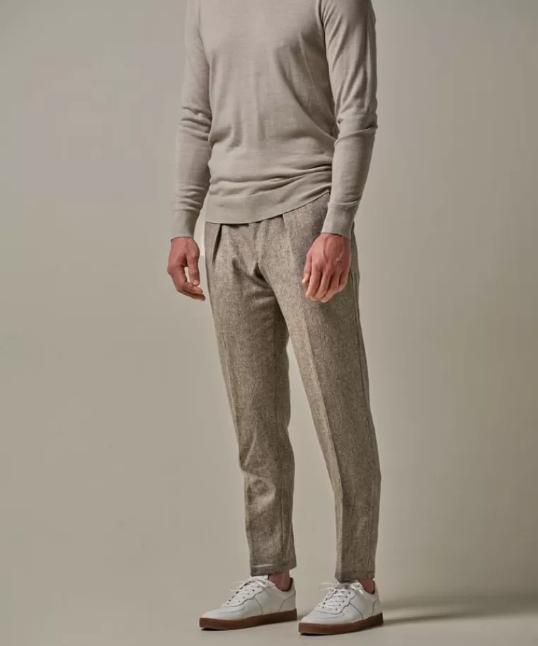 Profuomo wol flanel relaxed fit Beige Cheap
