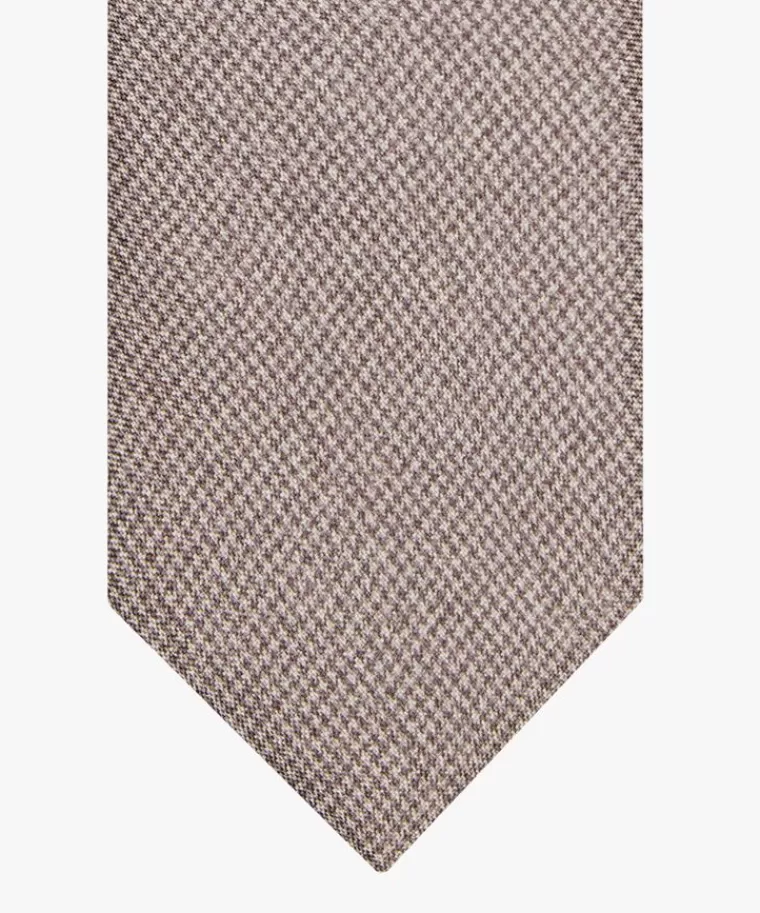Profuomo zijden print das Beige Flash Sale