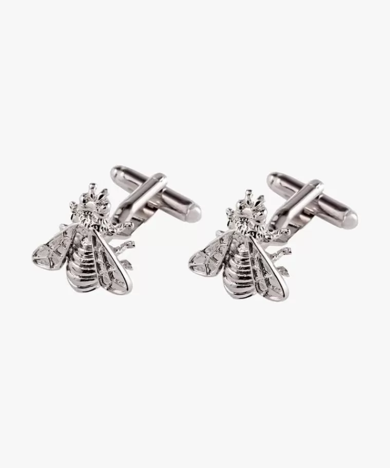 Profuomo Bijen manchetknopen Zilver Clearance