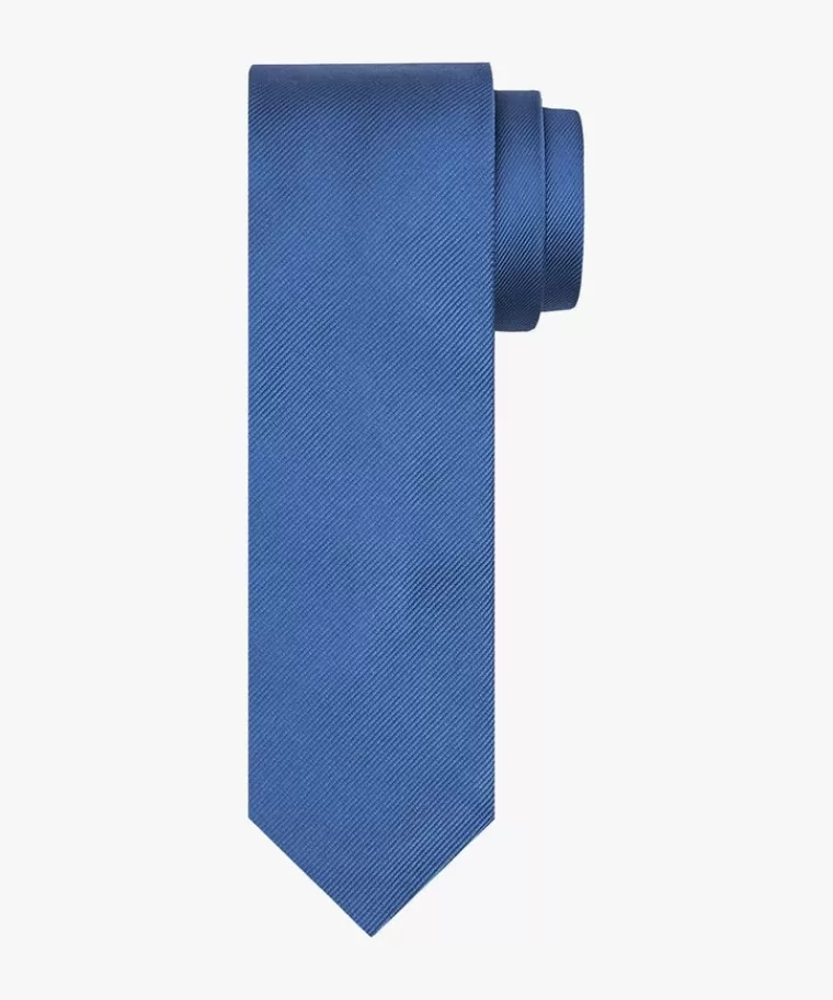 Profuomo Blauw zijden das Indigo Flash Sale