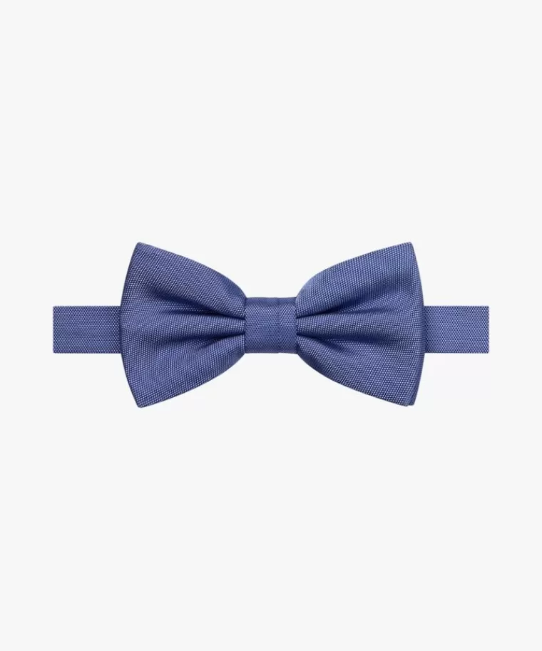 Profuomo Blauwe dot zijden strik Midblauw Outlet