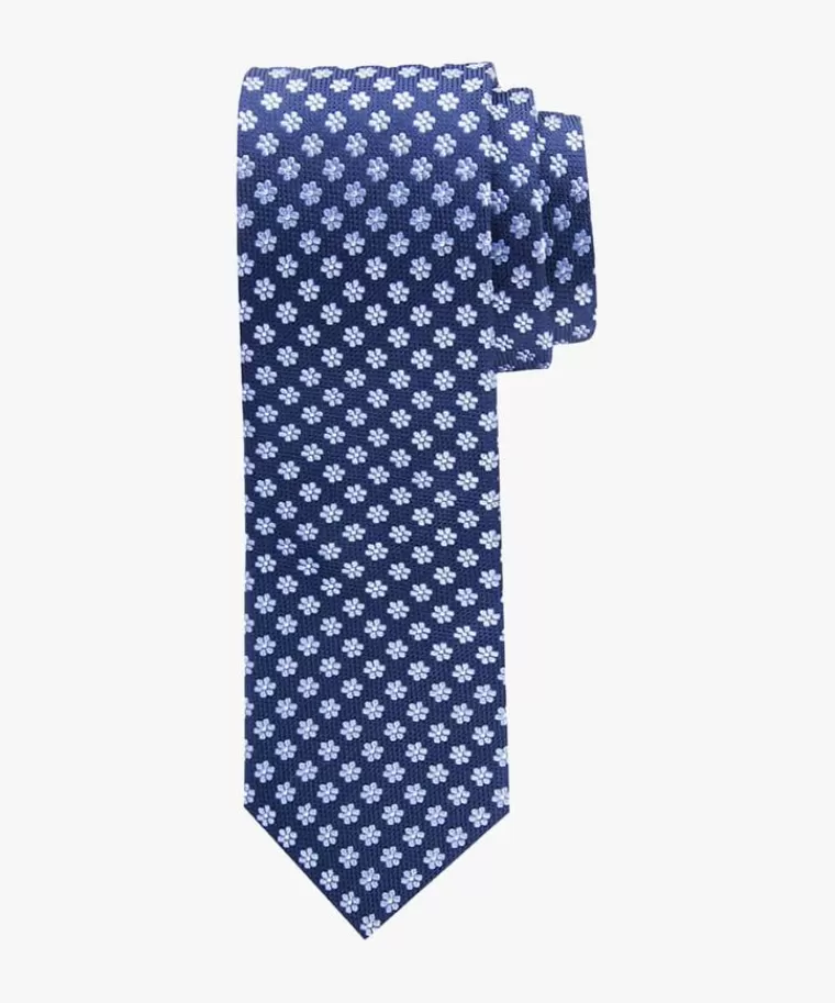 Profuomo Blauwe zijden das Navy Shop