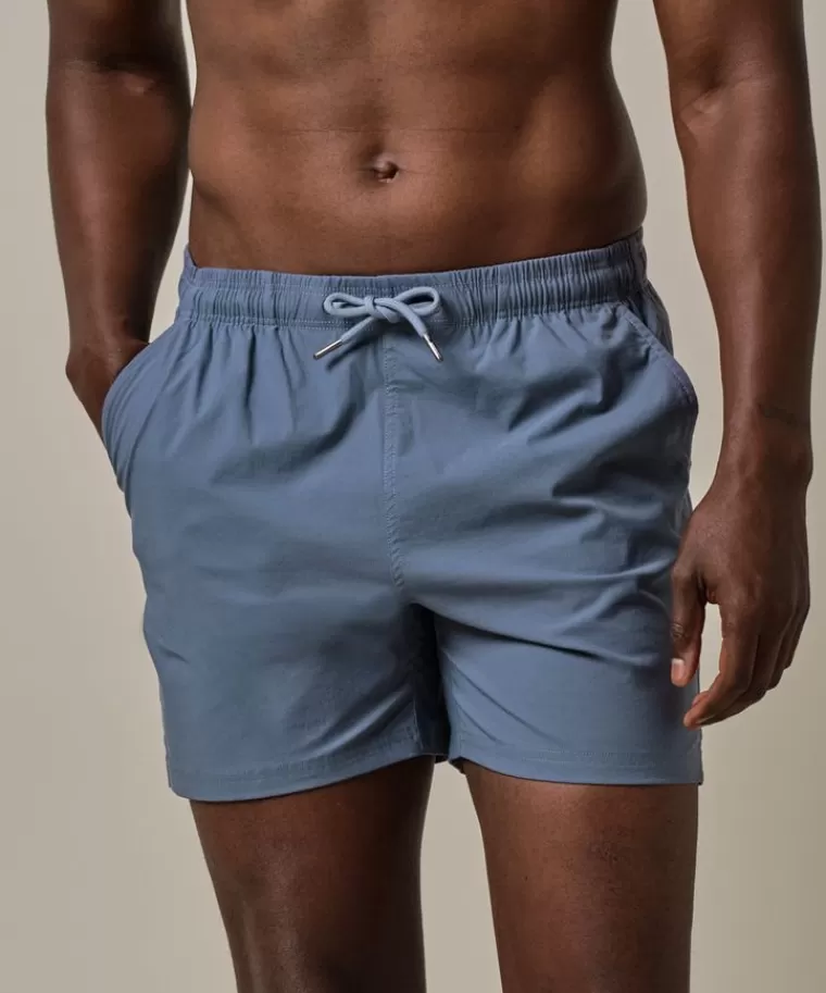 Profuomo Blauwe zwembroek stretch Midblauw Clearance
