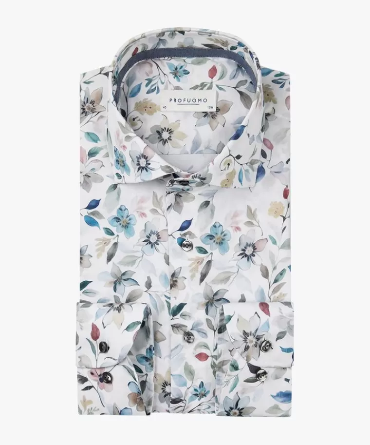 Profuomo Bloemenprint overhemd Multikleur Shop