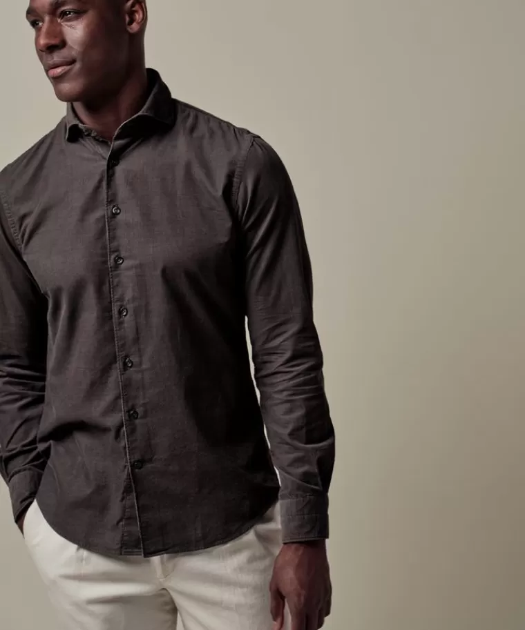 Profuomo e corduroy overhemd Bruin Fashion