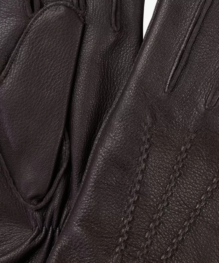 Profuomo e hertenleren handschoenen Bruin Shop