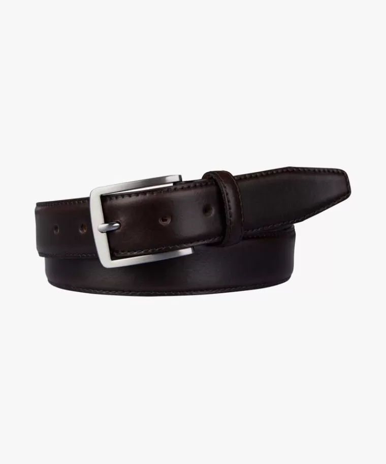 Profuomo e lederen riem Bruin Outlet
