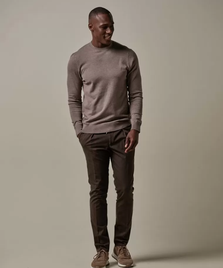 Profuomo e luxury basic crewneck Bruin Cheap