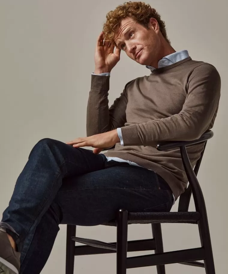 Profuomo e merino crewneck Bruin Best