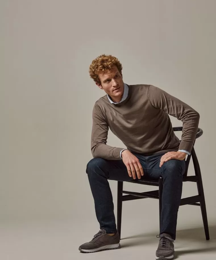 Profuomo e merino crewneck Bruin Best