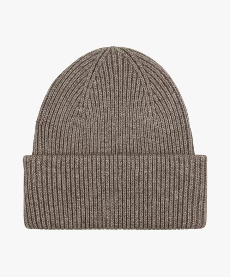 Profuomo e wol knitted muts Bruin Best Sale