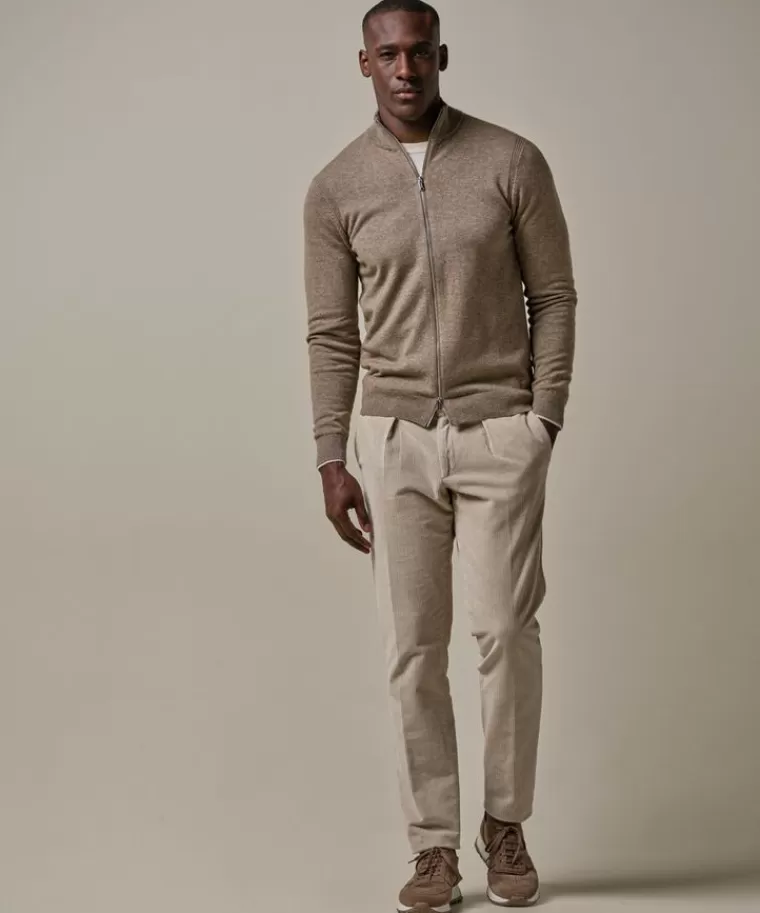 Profuomo e wol mix full zip Bruin Discount