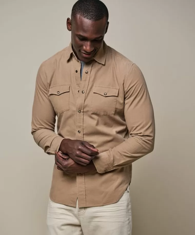 Profuomo corduroy western Camel Clearance
