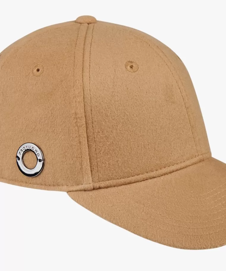 Profuomo flannel baseball cap Camel Best