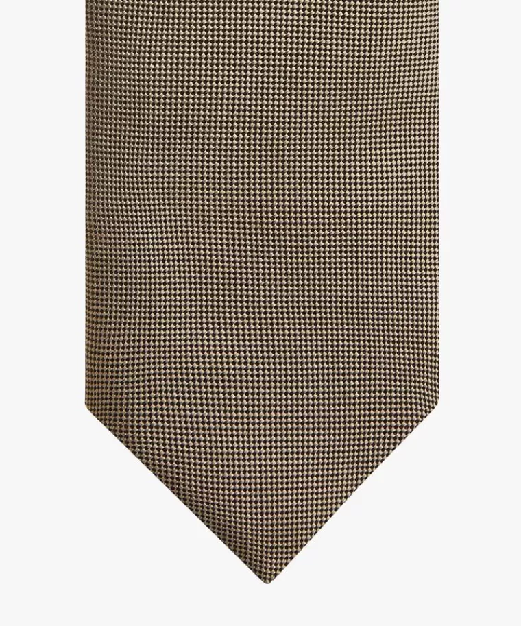 Profuomo oxford zijden das Camel Discount