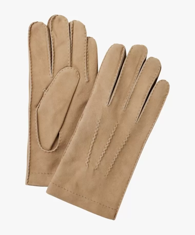 Profuomo suède handschoenen Camel Cheap