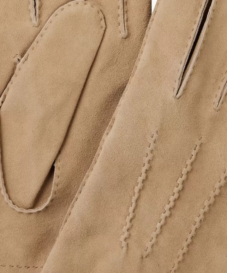 Profuomo suède handschoenen Camel Cheap