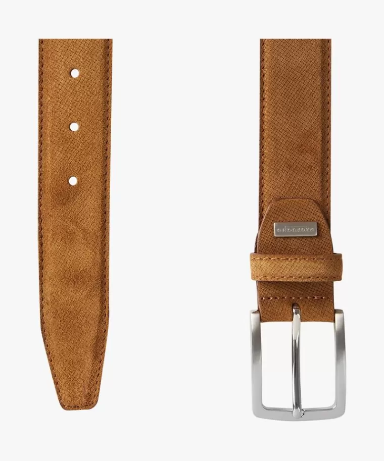 Profuomo suède riem Camel Shop