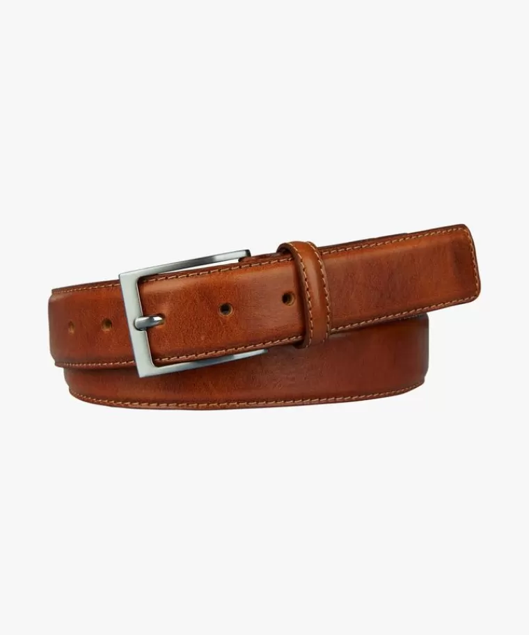 Profuomo lederen riem Cognac Clearance