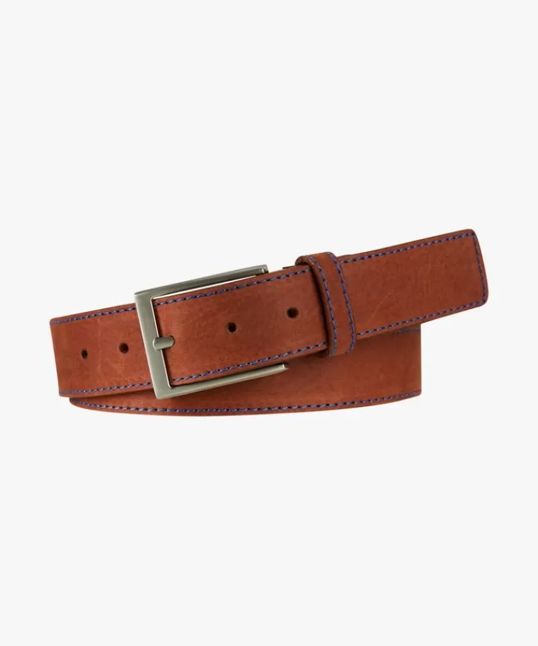 Profuomo lederen riem Cognac Hot