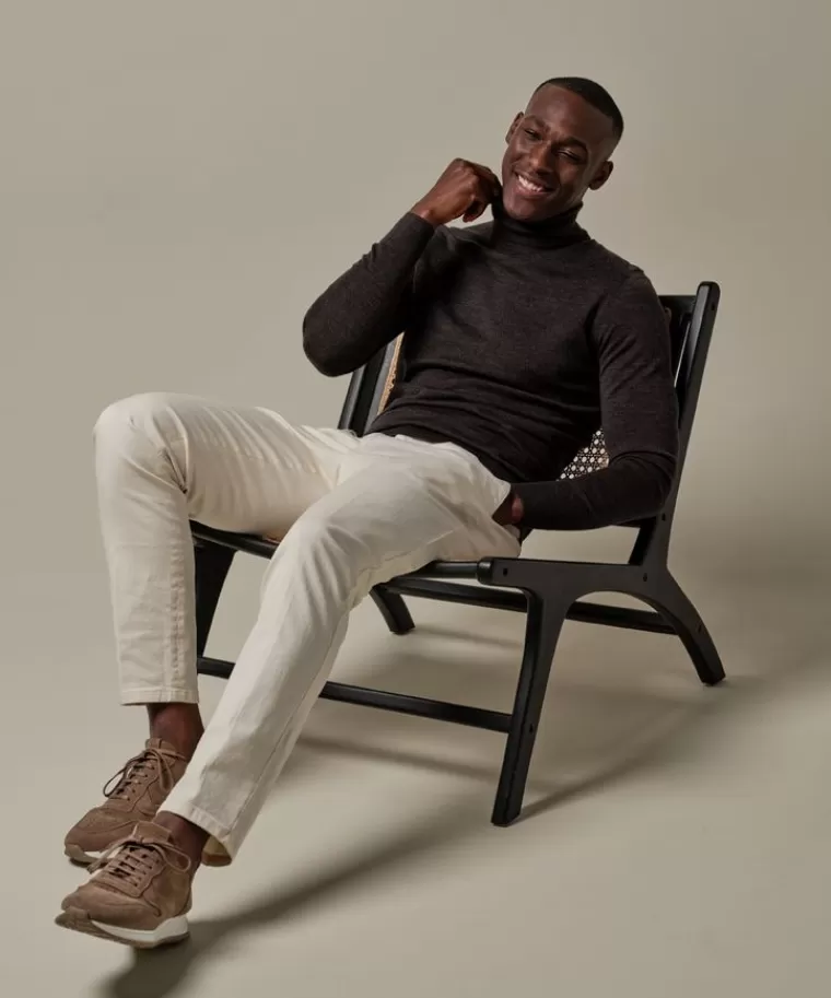 Profuomo Donker bruine merino coltrui DonkerBruin Online