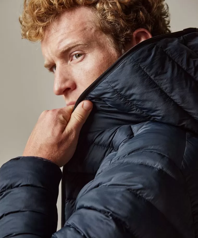 Profuomo Ecodown reversible bomber Navy Cheap