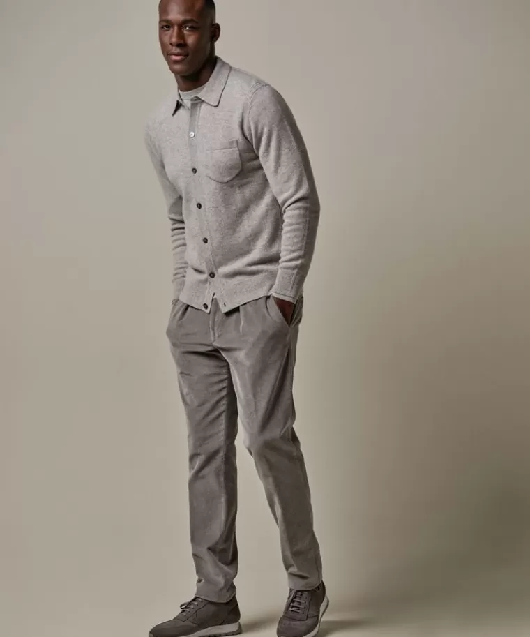 Profuomo Grijs wollen vest Lichtgrijs Best Sale