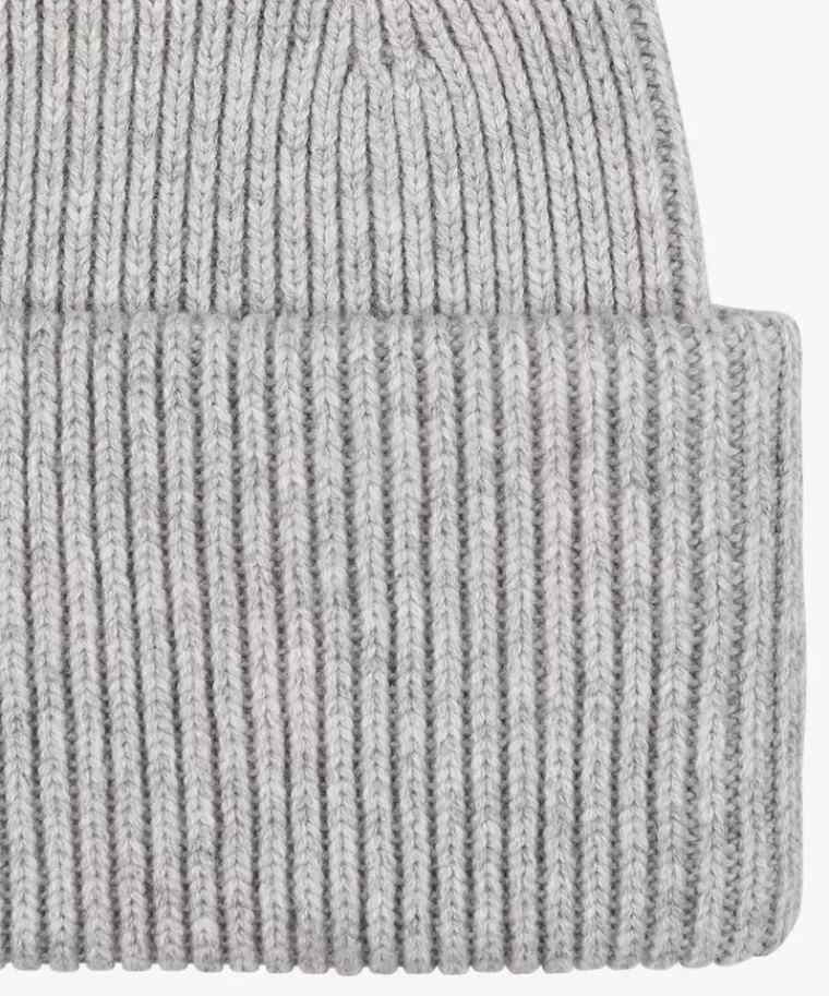 Profuomo Grijze wol knitted muts Grijs Best Sale