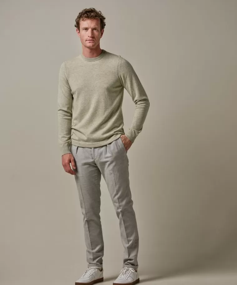 Profuomo e wol mix crewneck Groen Flash Sale