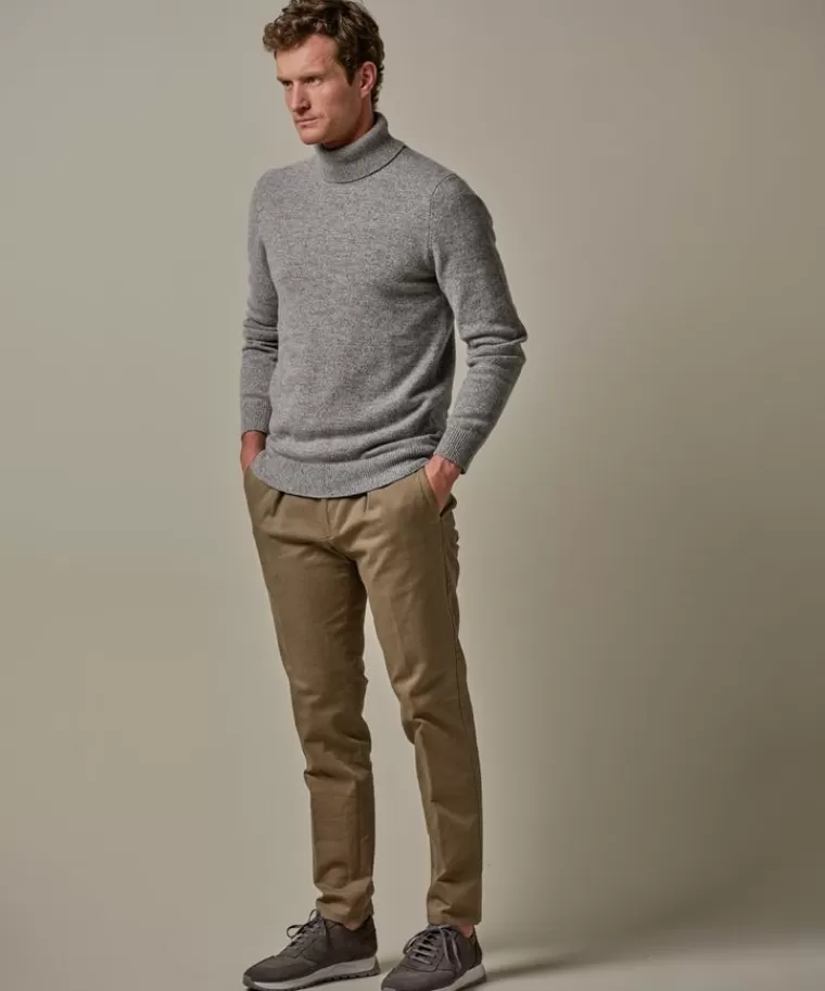 Profuomo relaxed fit chino Khaki Clearance