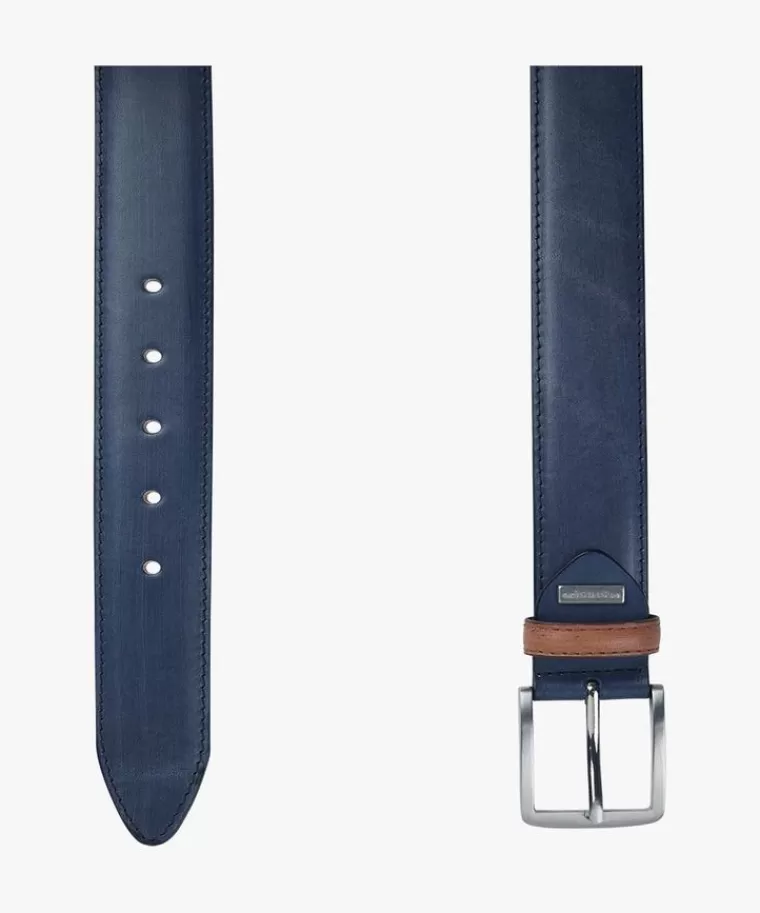 Profuomo Navy contrast loop riem Blauw Outlet