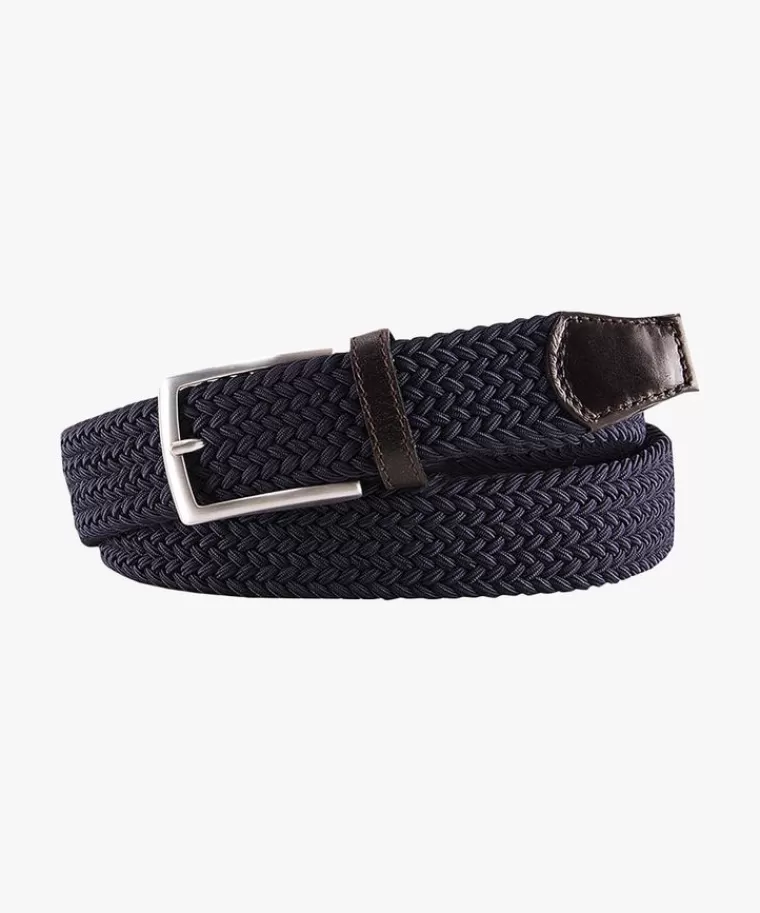 Profuomo elastische riem Navy Flash Sale