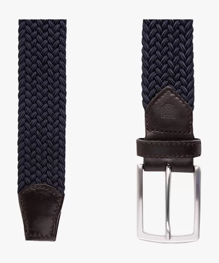 Profuomo elastische riem Navy Flash Sale