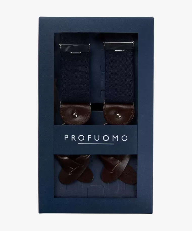 Profuomo informele bretels Navy New