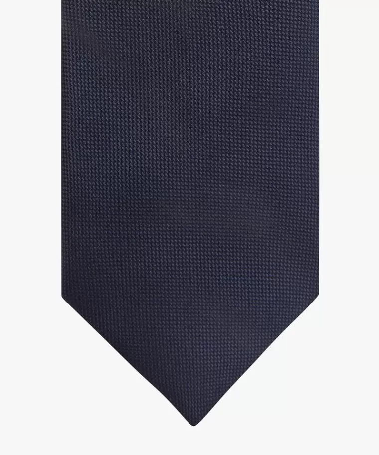 Profuomo oxford zijden das Navy Hot