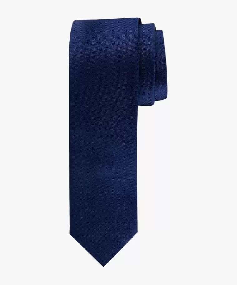 Profuomo smalle zijden das Navy Outlet