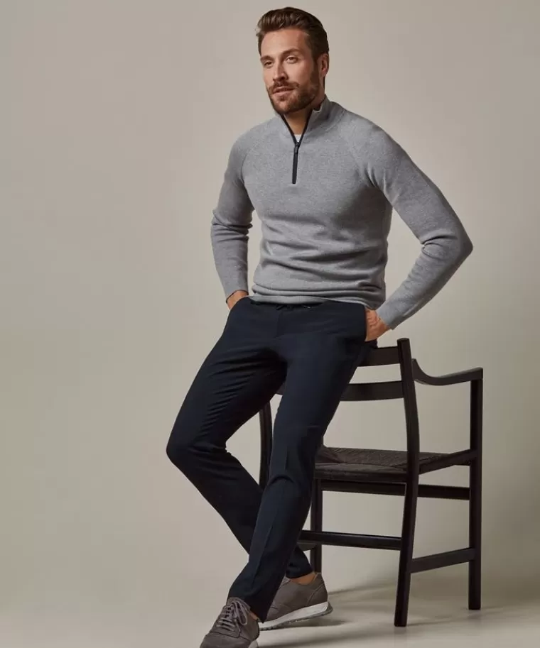 Profuomo tech slim fit sportcord Navy Best Sale