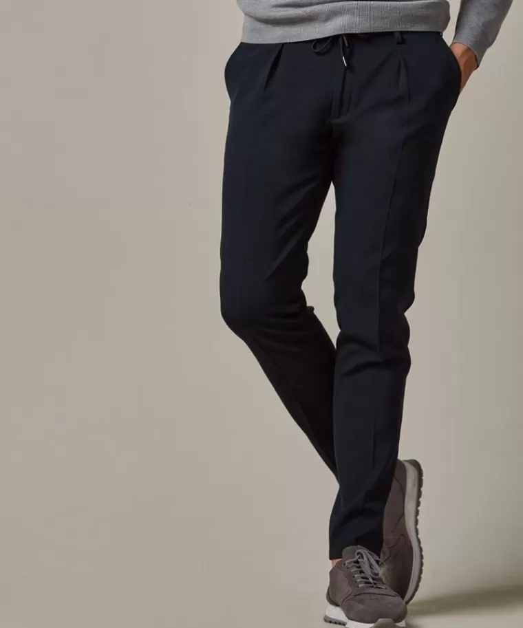 Profuomo tech slim fit sportcord Navy Best Sale