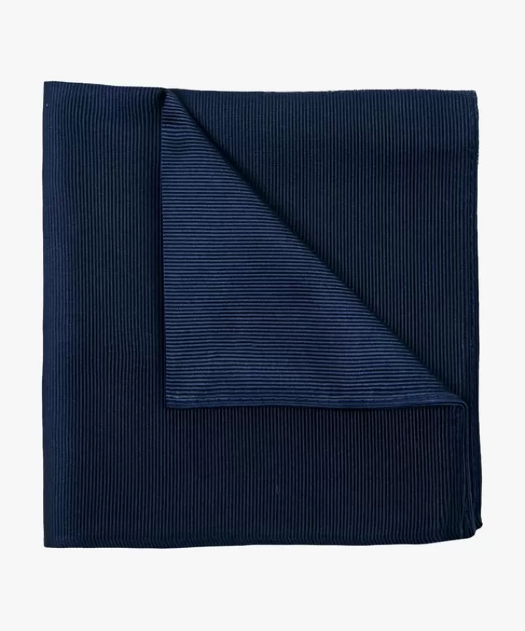 Profuomo uni zijden pochet Navy Best Sale