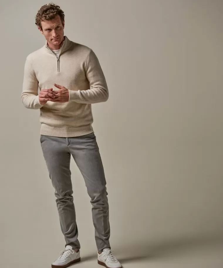 Profuomo Off white wollen half zip Off-white Online