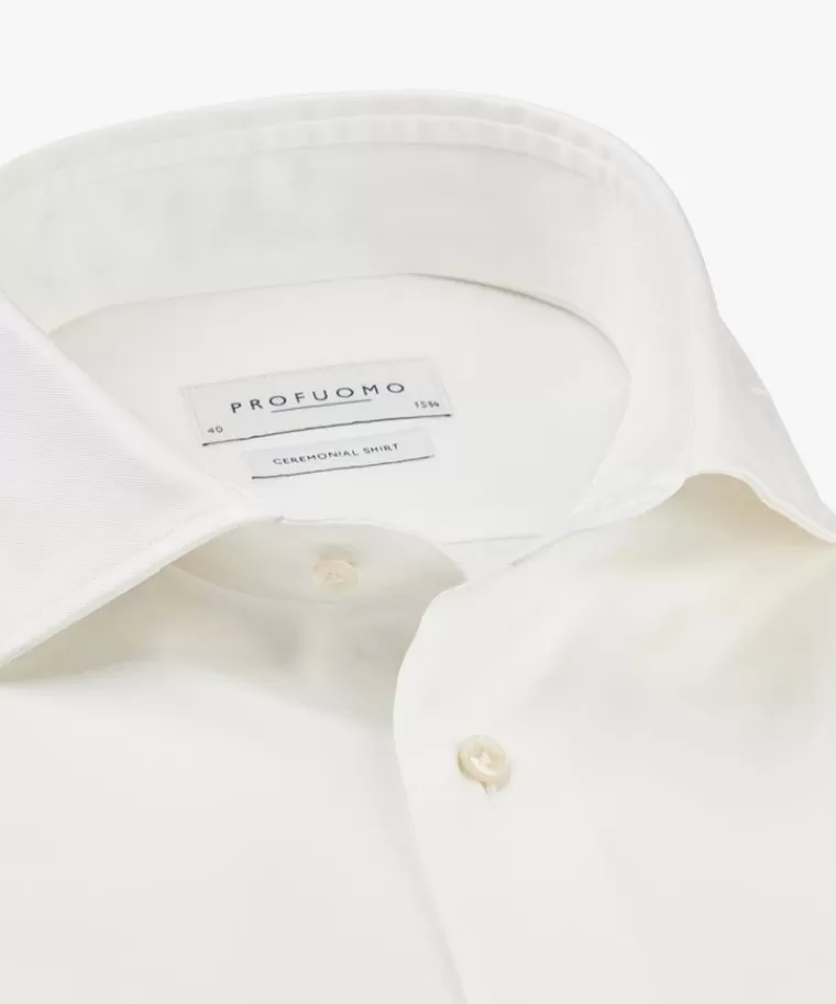 Profuomo trouwhemd Off-white Best